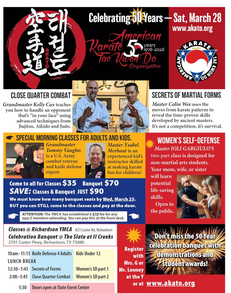 AKATO Dallas USA 2026 Seminar with Colin Wee