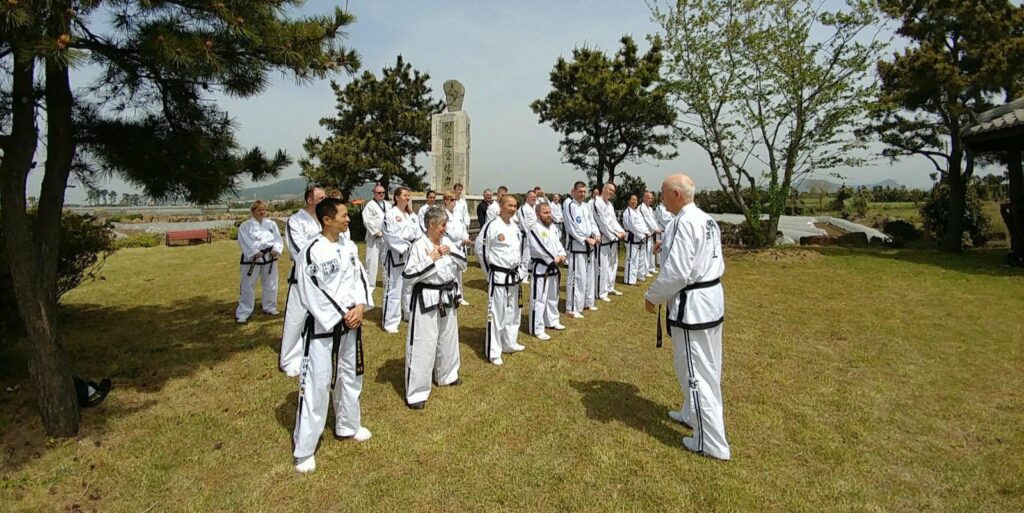 ITF Tul Tour 2018, 63rd Anniversary of Taekwon-Do Proclamation, One First Monument, Jeju Island, South Korea.