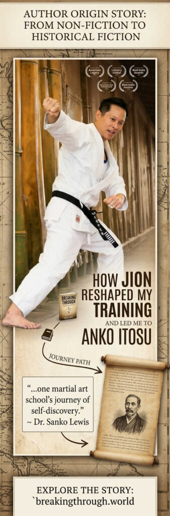 How Jion Led to Anko Itosu: Colin Wee Author Origin Story