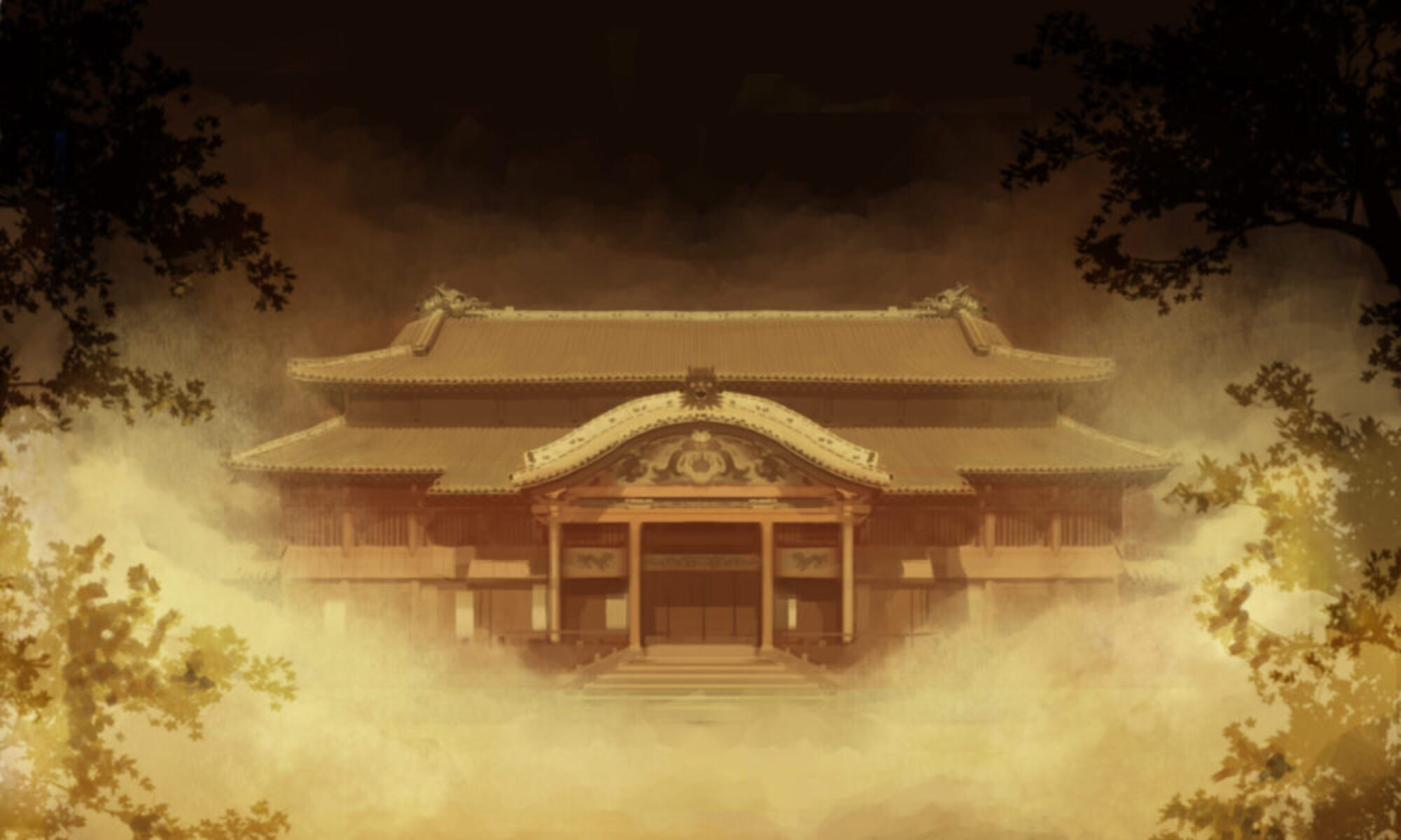Shuri-jo Castle, Ryukyu now located in Naha, Okinawa